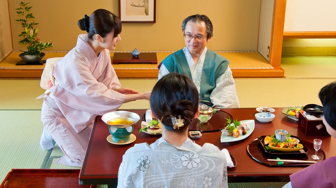 ［お部屋食］兵衛の旬会席≪神戸牛鉄板焼付き≫　商品No.1134r